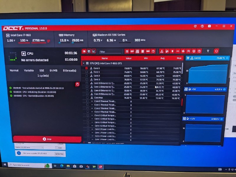 Компухтер Intel core i7-860, 16gb DDR3, RX590 8gb, 240gb SSD 3