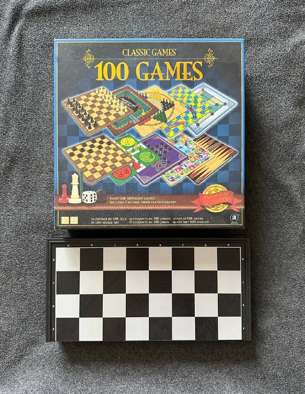 Набор 100 настольных игр