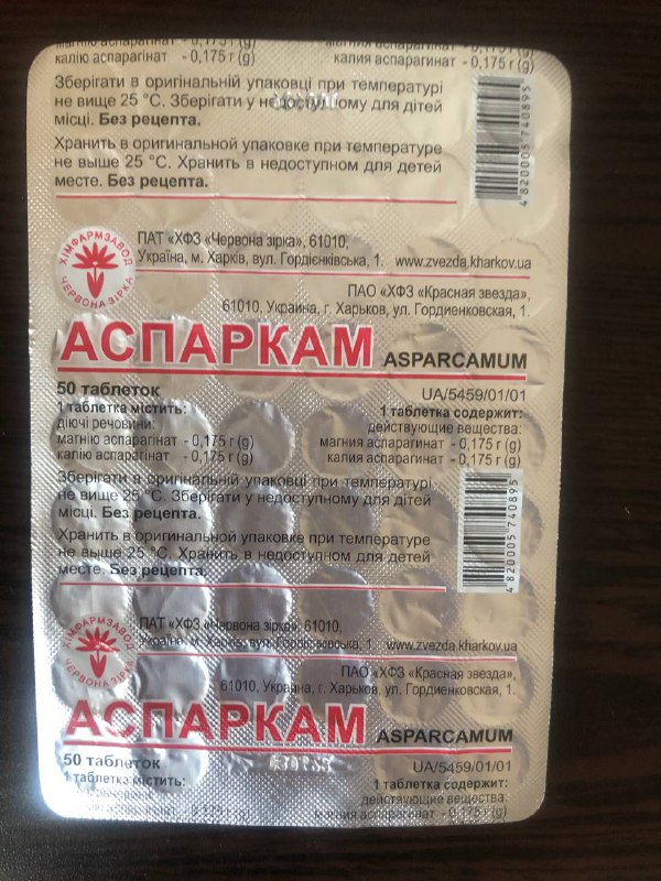Медикаменты Амоксиклав, Аспаркам, Аналгин, Мексидол, Синупрет 4