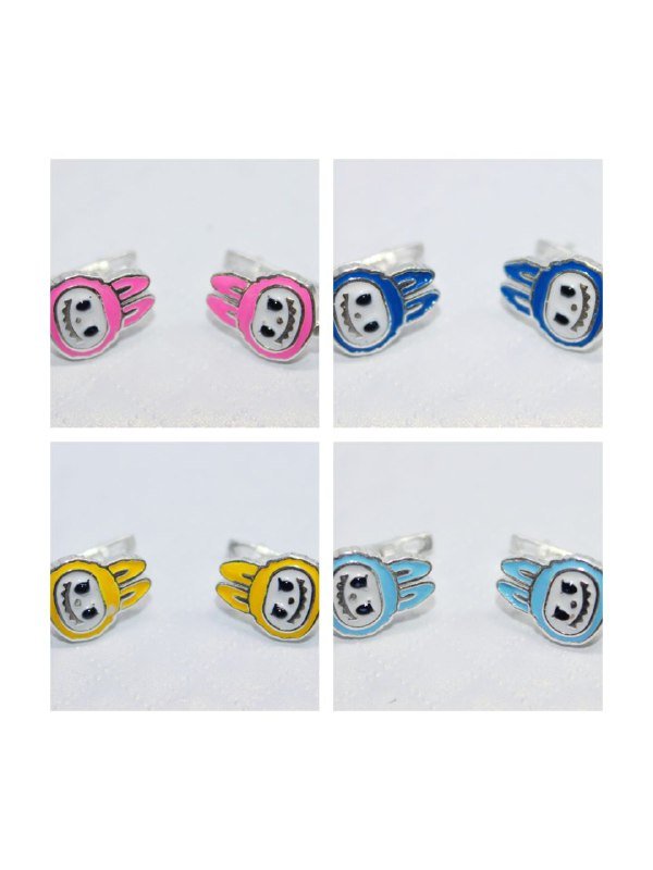 Серебряные детские серьги, серебряные кулоны