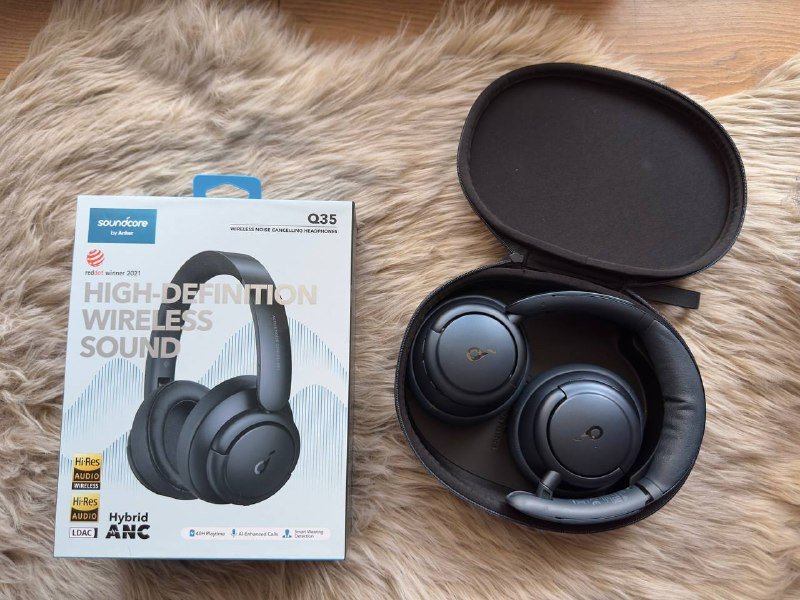 беспроводные наушники Ancer Soundcore Q35 Blue 3