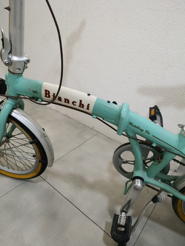 Винтажный складной велосипед Bianchi 3