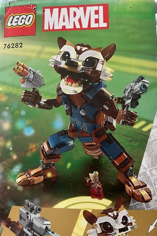 Lego Marvel енот 1