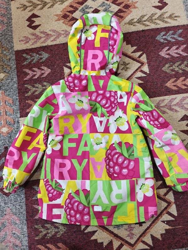 Ветровка Play Today для девочки, размер 122 2