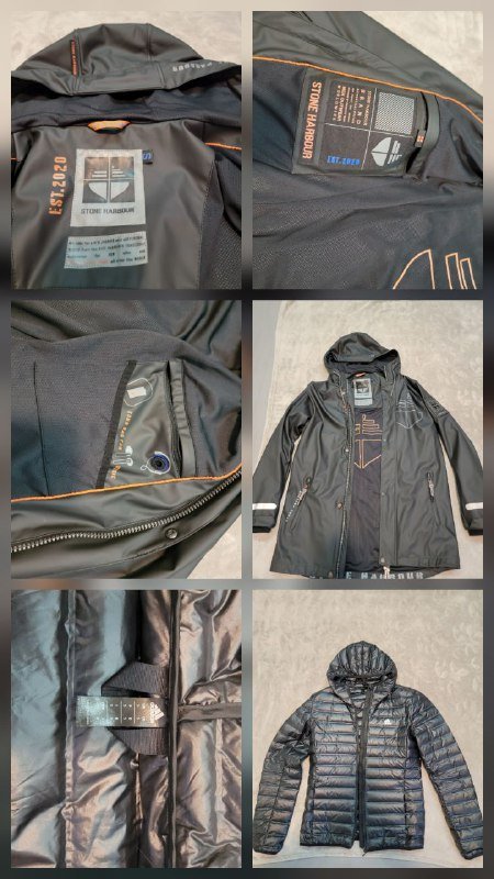 Водонепроницаемый плащ, микропуховик adidas