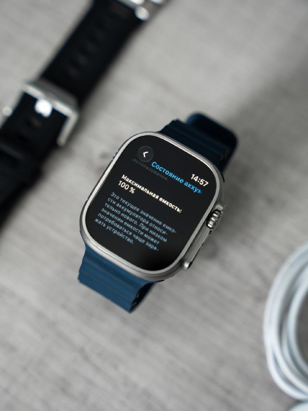 Apple Watch Ultra 2, 2 ремешка, зарядное 10