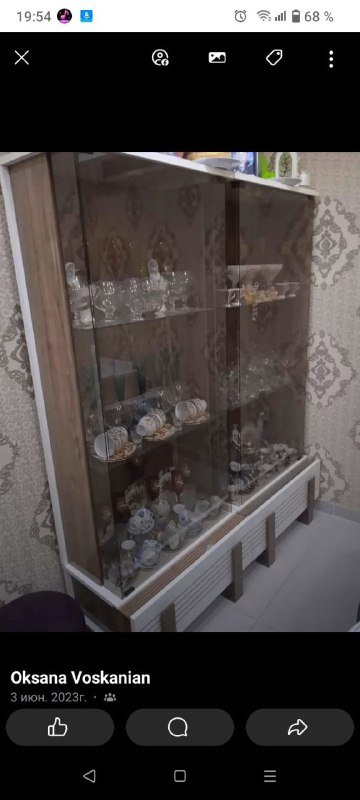 Антресоль стенка сервант для посуды 3