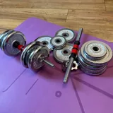 Гантели 15,5 кг и спортивный коврик 1