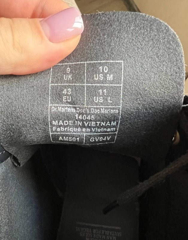 Ботинки Dr.Martens мужские, черные, размер 48 EU 3