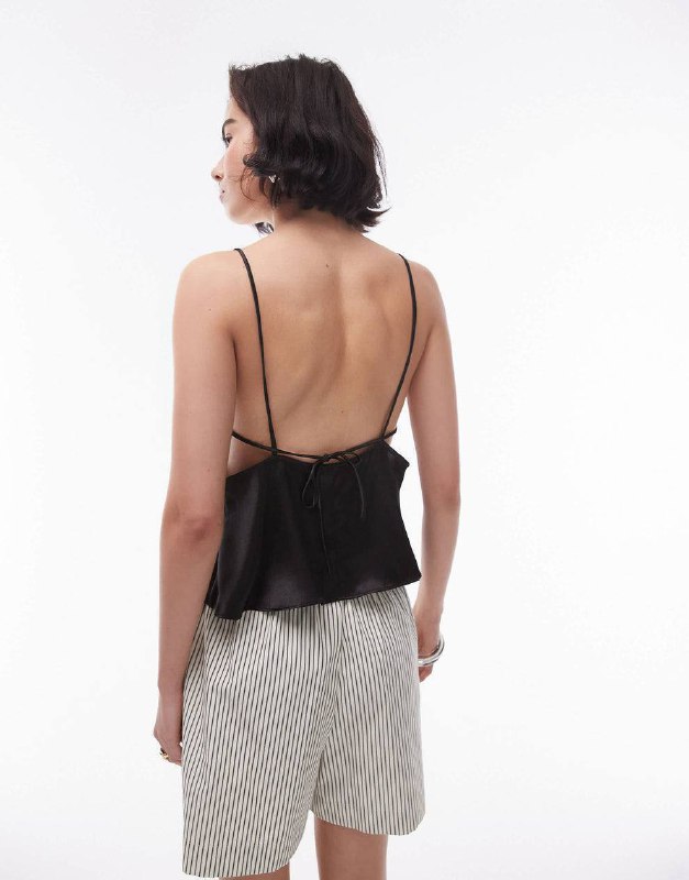 топ NA-KD, атласный топ Topshop 7
