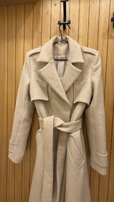 Шерстяное пальто 44 размер 2