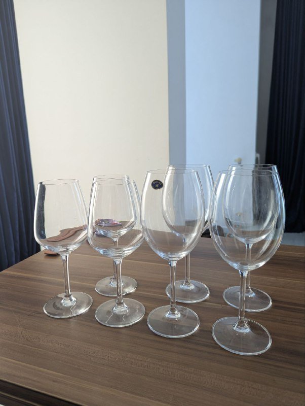 Бокалы винные 7 шт