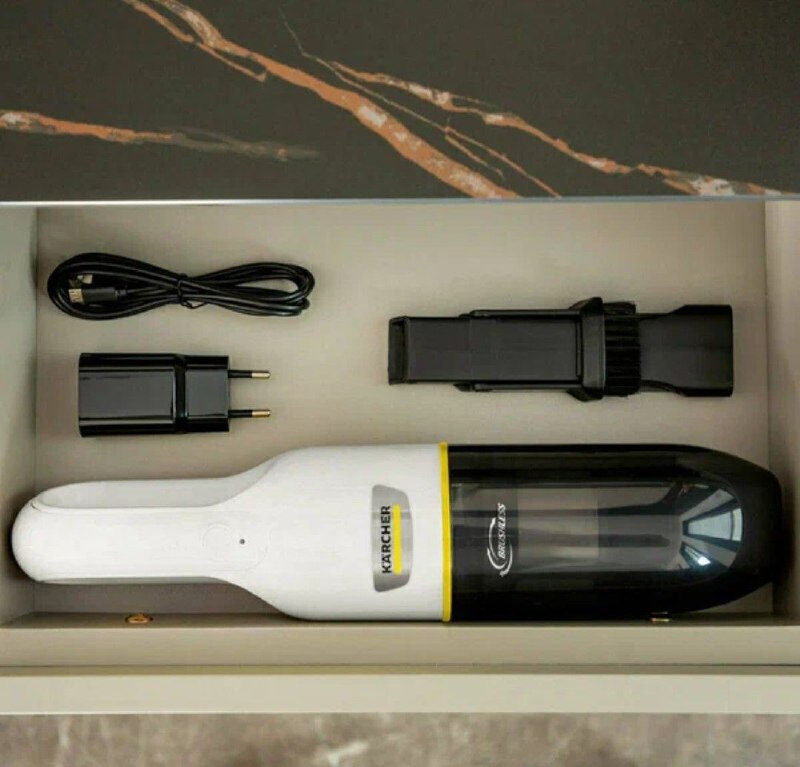 Ручной аккумуляторный автомобильный пылесос Karcher CVH 2 Premium 1
