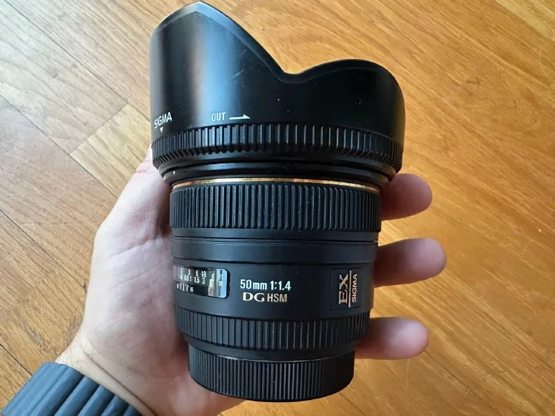 Объектив Sigma 50mm f1.4 EX DG HSM для Canon EF 1