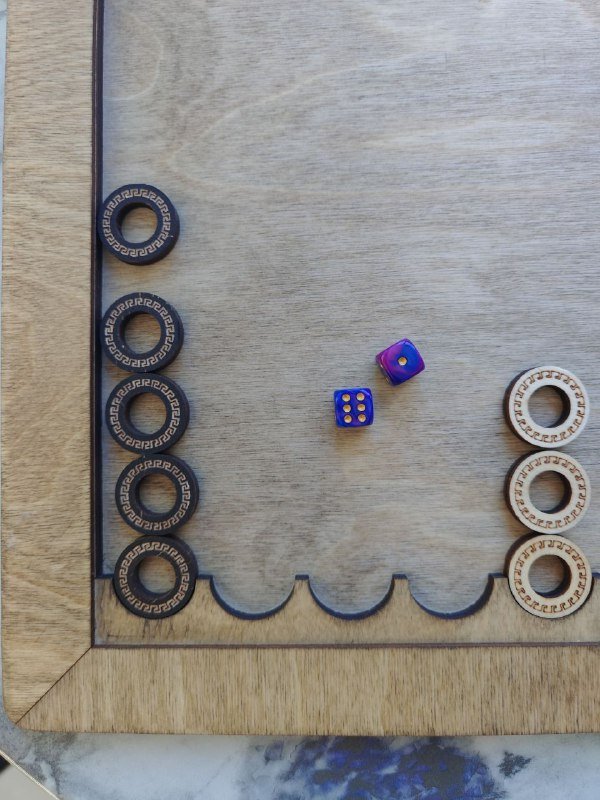 Нарды, кубики, Backgammon 50х50 2