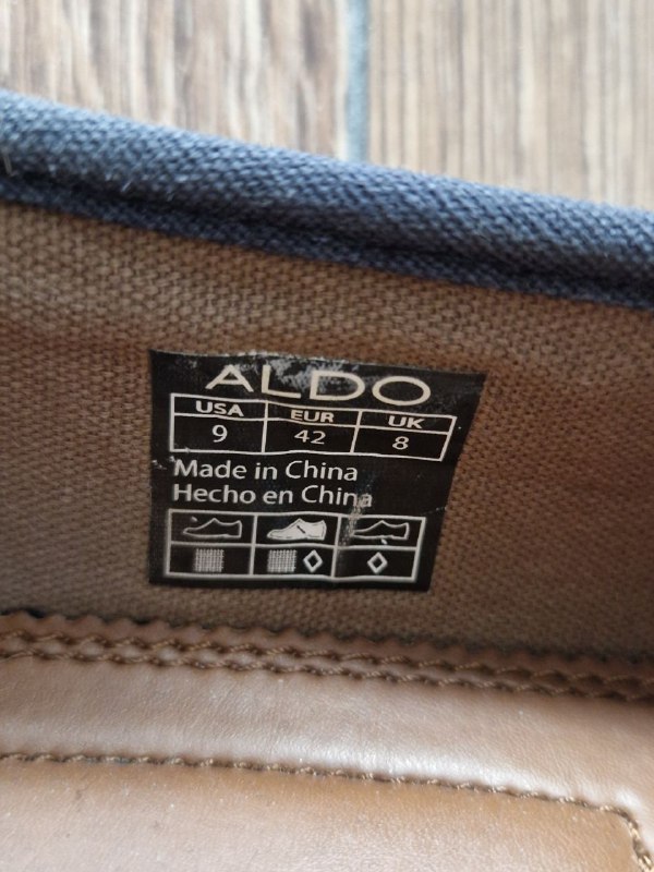 Мужские синие лоферы ALDO размер 41.5-42 2