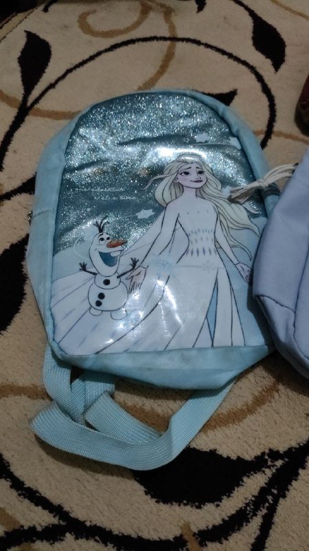 Детский голубой комбинезон с рисунком льда