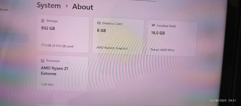 Lenovo Legion Go игровая консоль 3