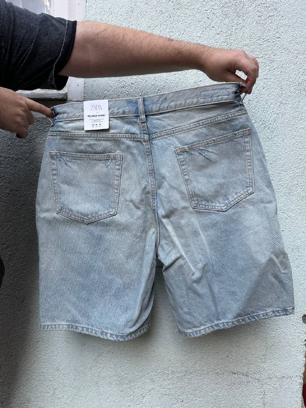 Мужские джинсы HM, джинсовые шорты Zara 5