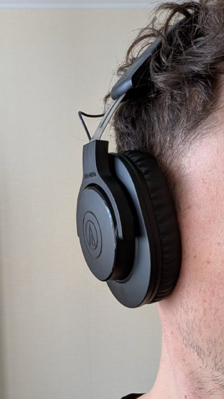 Беспроводные наушники Audio-Technika ATH-M20xBT, внешний ЦАП Fiijo JA11 2