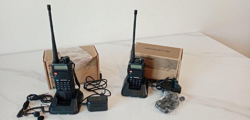 Рации Baofeng UV-5R с комплектом и аккумуляторами 3