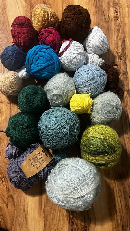 Пряжа разная, разный состав