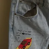 Мужские джинсы Zara x Pepo Moreno 2