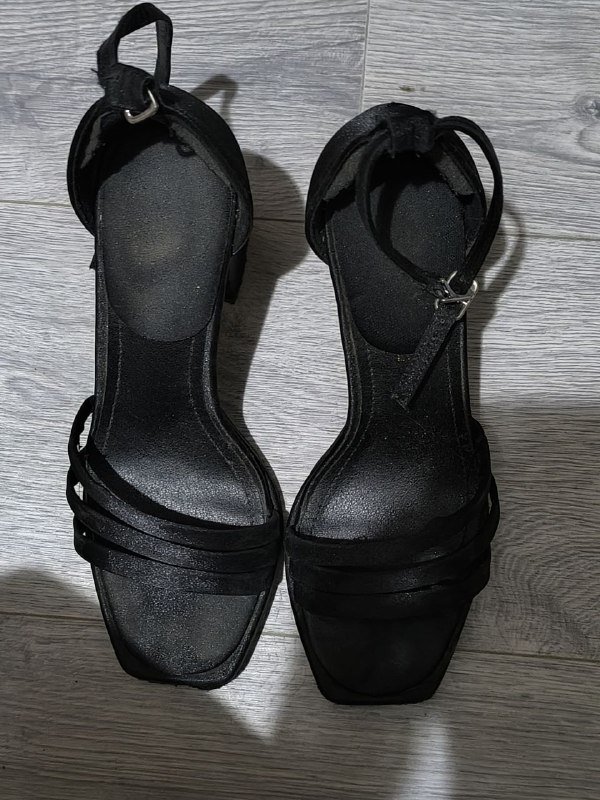 Туфли для танцев, туфли на завязках, черные туфли на каблуке, босоножки 3