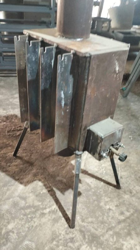 буржуйка печь на газу 4