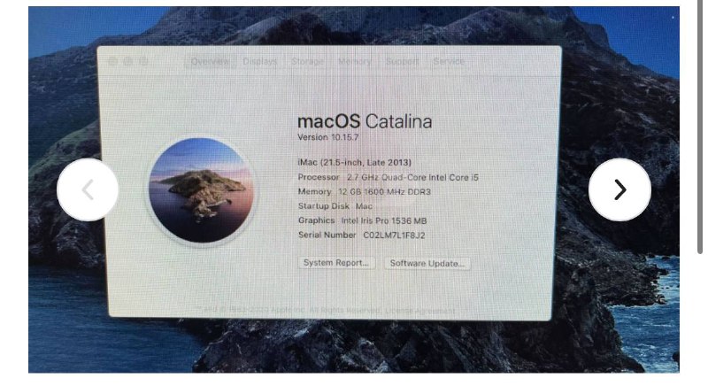 iMac 21.5-inch Late 2013 2.7GHz 12GB RAM 2