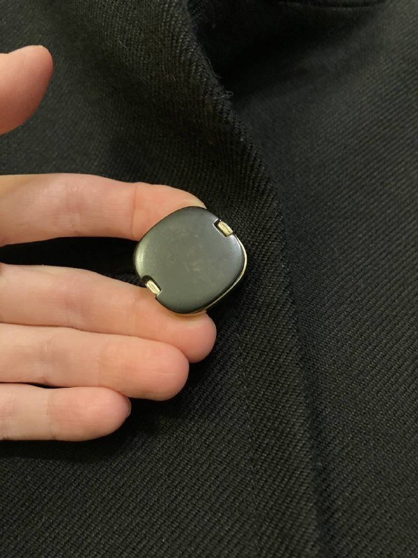 Легкое черное пальто Uterque размер XS шерсть 4