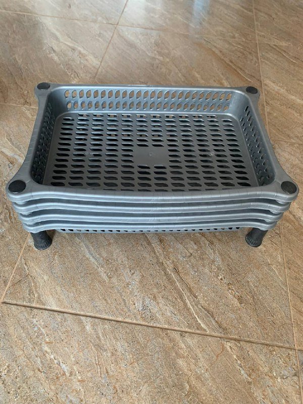 Пластиковая этажерка 4 яруса