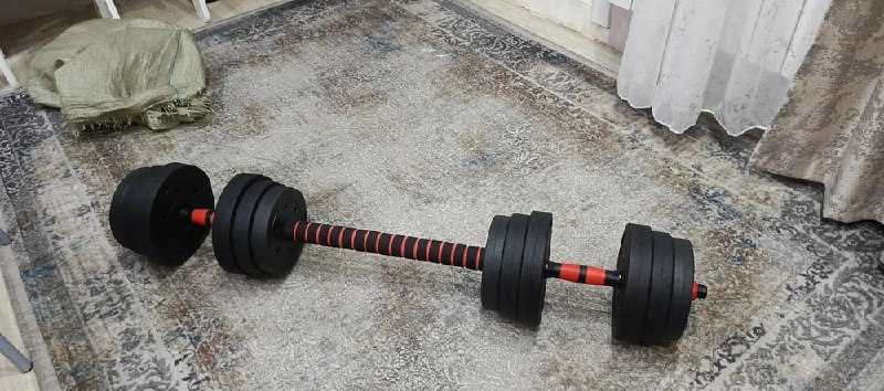 Разборные гантели 20 кг с удлинителем 3