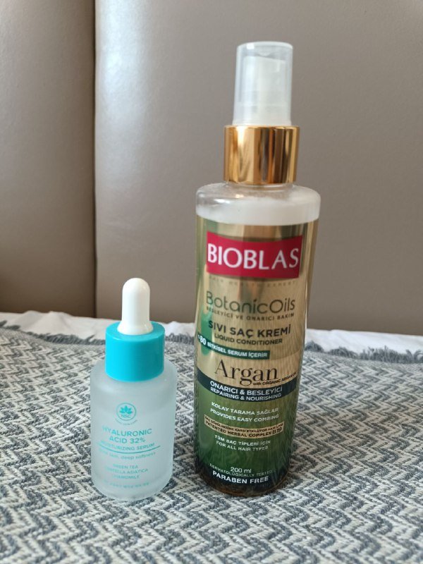 Спрей-кондиционер с аргановым маслом, сыворотка для лица