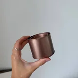 Жестяные матовые розовые баночки, 6 штук 2
