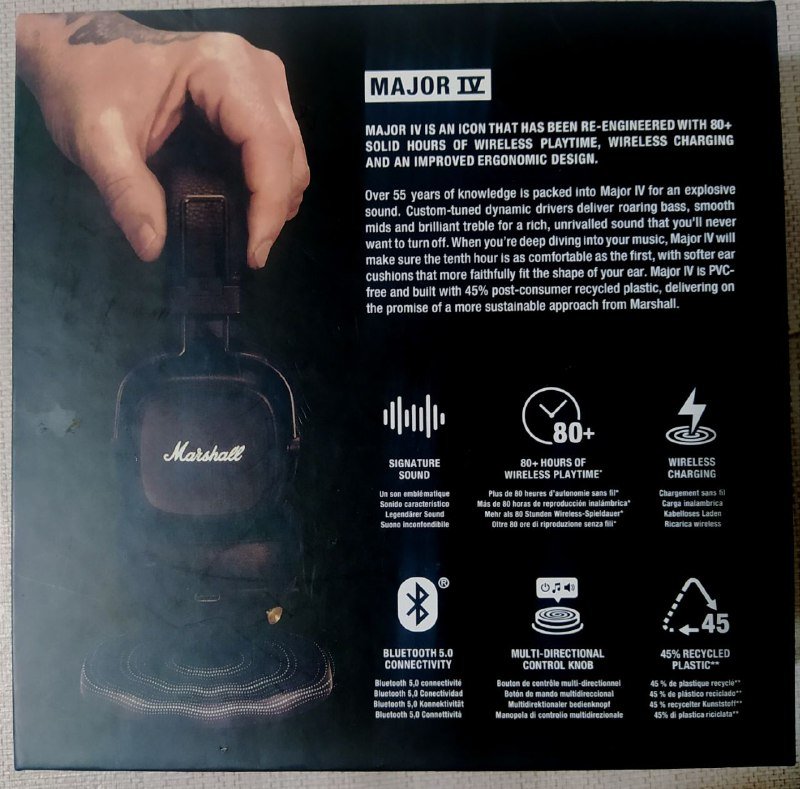 Наушники Marshall IV 2