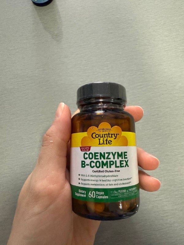 Витамины Terra Origin, Coenzyme B-Complex, Methyl Folate 4