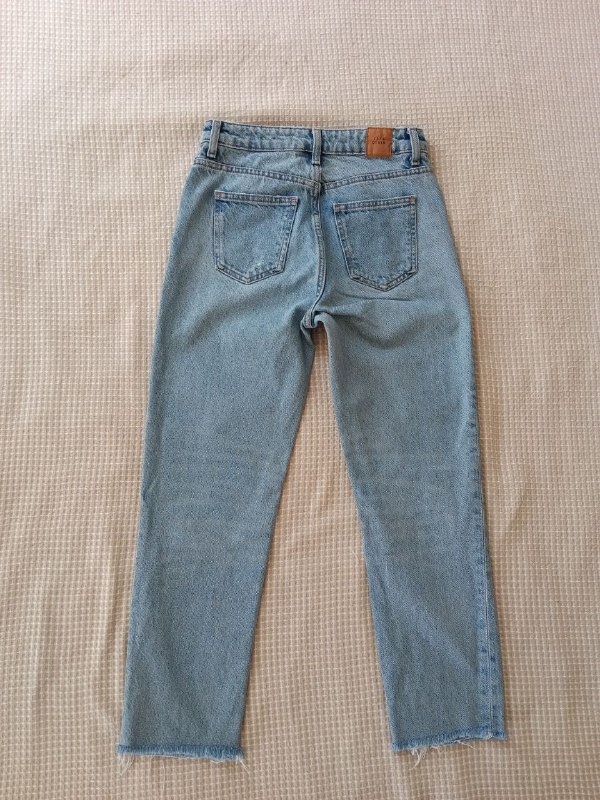 Джинсы Zara голубые, Джинсы Zara черные, Балахон/кардиган 2