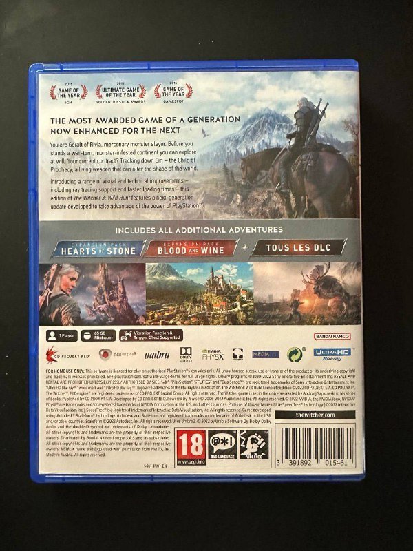 Диск Witcher 3 для PlayStation 5 2