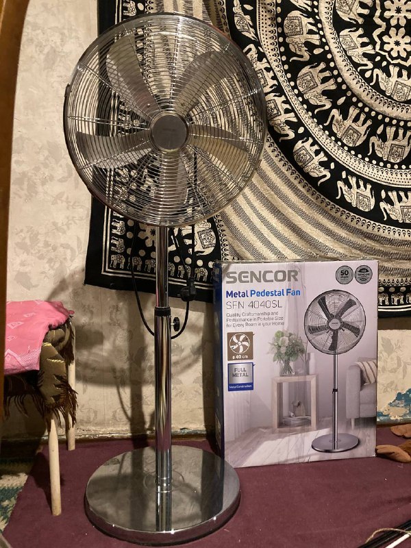 Металлический напольный вентилятор SENCOR SFN 4040SL