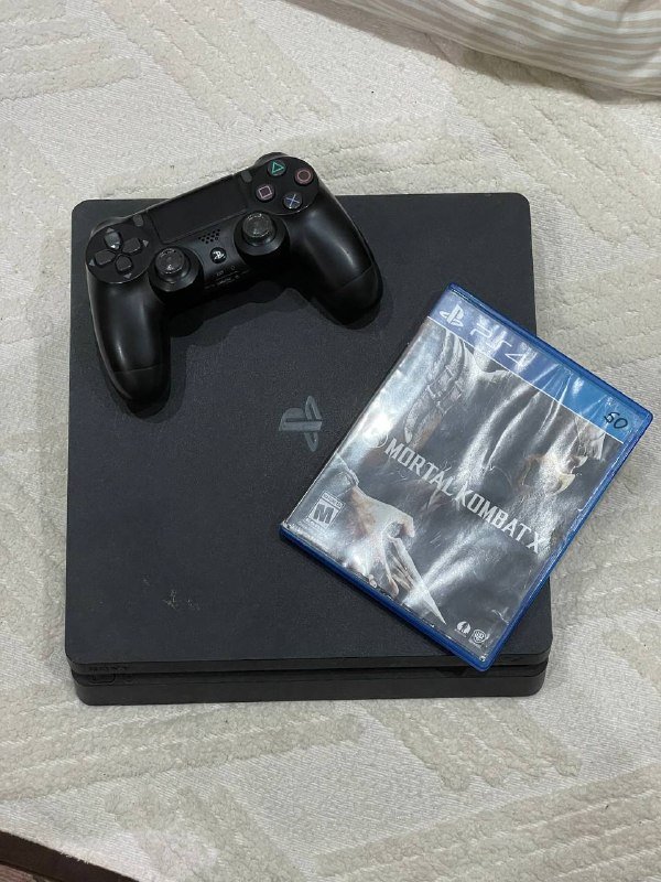 PS 4 Slim 500GB, джойстик, Mortal Kombat X