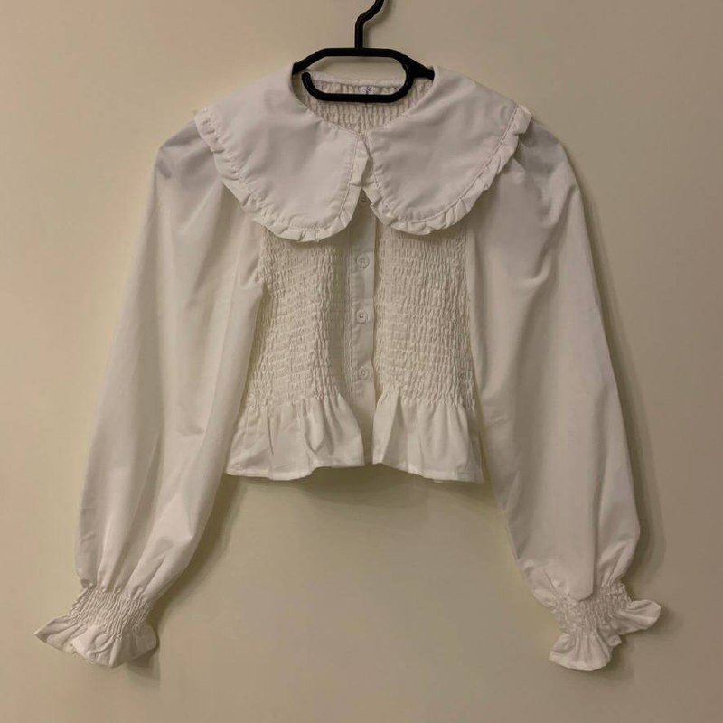 Плюшевая куртка PUMA, лоферы Vagabond, белая и розовая блузы 3