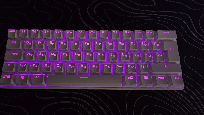 Gaming keyboard Rk-61 with brown switches 2