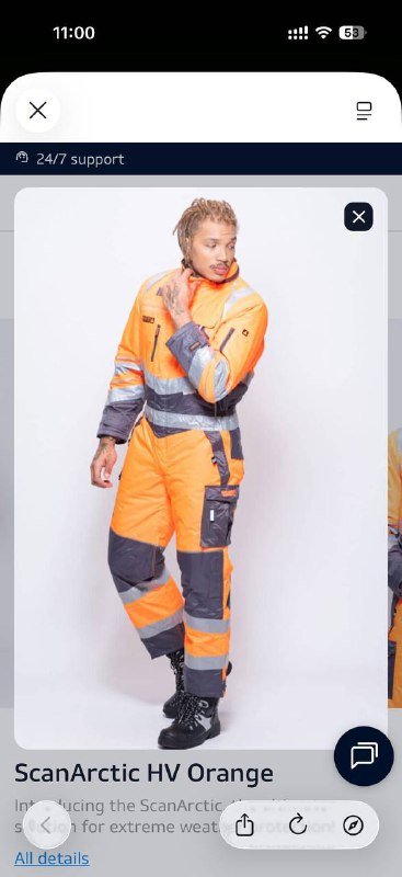 Комбинезон Scandia Gear ScanArctic Orange XL новый
