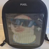 Рюкзак Pixel с LED экраном, роликовые коньки 4