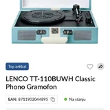Виниловый проигрыватель Lenco Classic Phono 2