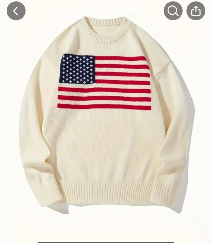 Белый свитер размер М