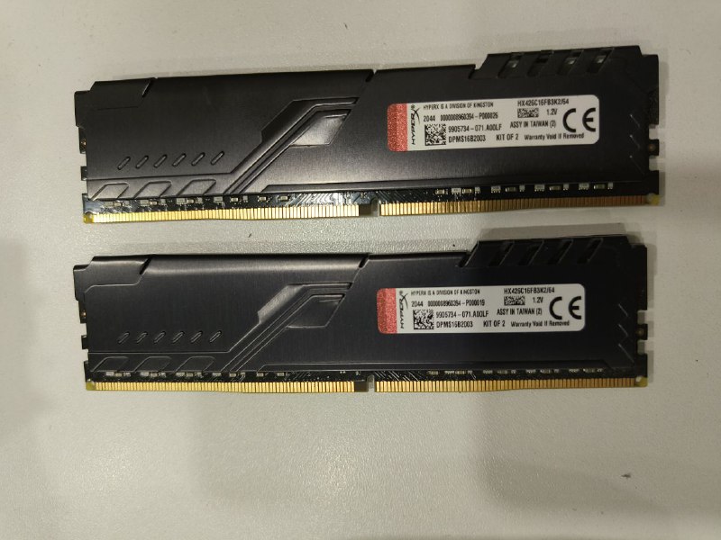 оперативная память Kingston HyperX 64Gb, Блок питания Aerocool KCAS PLUS 800