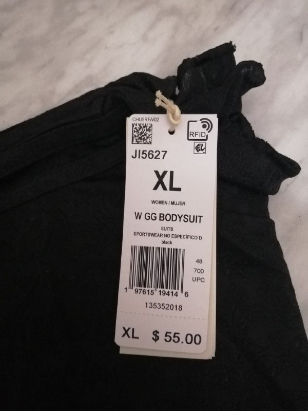 Футболка боди Adidas размер L-2XL черный 6