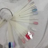 Набор для маникюра с лампой, фрезером и гель-лаками 9